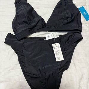 Black Cupshe Bikini Set NWT
